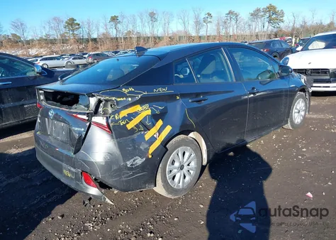 2022 Toyota Prius Le из США, поврежденный, VIN JTDKAMFU0N3158495